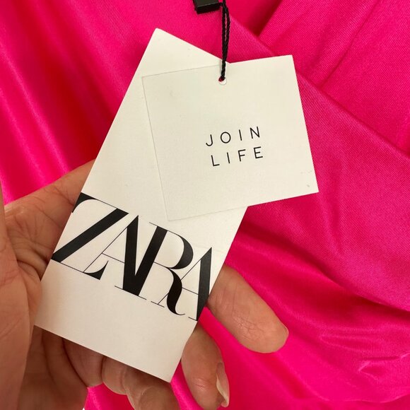 Zara Fuchsia Midi Dress - Picture 6 of 11